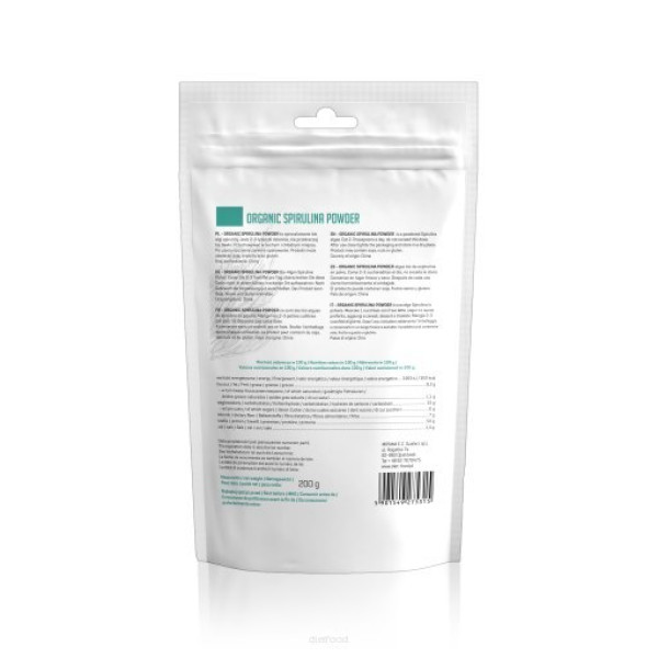 Органічна спіруліна (порошок) 200 г Bio Organic Spirulina 5315-DF